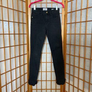 Frame Denim | Black Le Skinny de Jeanne | Size 25